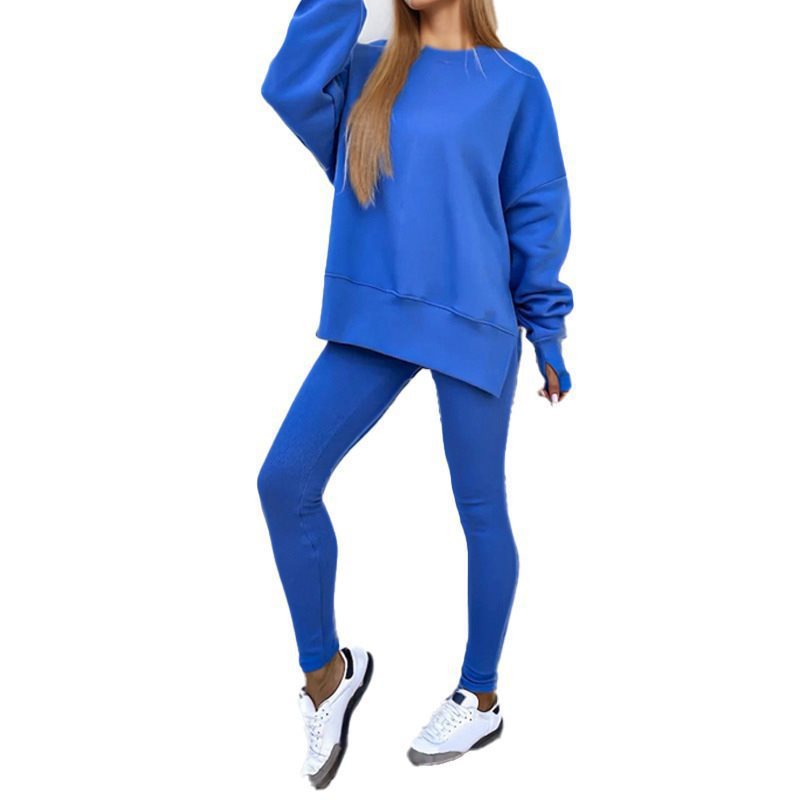 Damen Bequemes Oversized Sweatshirt mit lässigem Schnitt und passenden Leggings Stalluxe