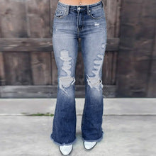 Damen Flared Jeans im Vintage-Look Stalluxe