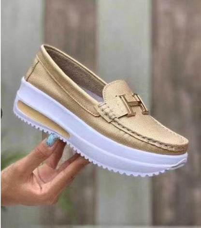 Damen Komfortable Slip-On Sneakers Stalluxe