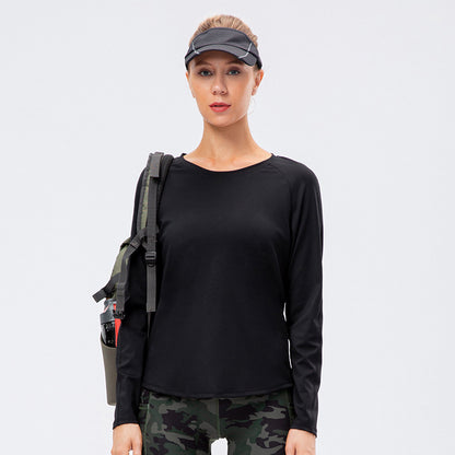 Damen Funktions-T-Shirt mit langem Arm für Sport und Freizeit Stalluxe