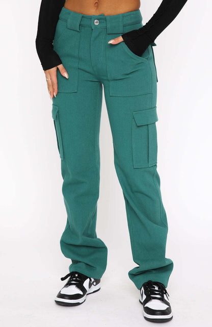 Damen Cargo-Hose im urbanen Stil mit funktionalen Taschen Stalluxe