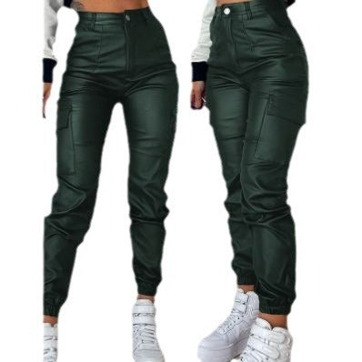 Damen Cargo-Hose mit elastischem Bund und praktischen seitlichen Taschen Stalluxe