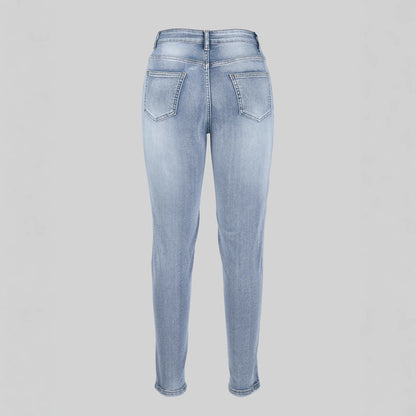 Damen Skinny Jeans mit hohem Bund und ausgeprägtem Stretch Stalluxe