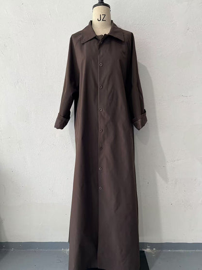 Damen modisches Hemdkleid mit Langarm und eleganter Passform Stalluxe