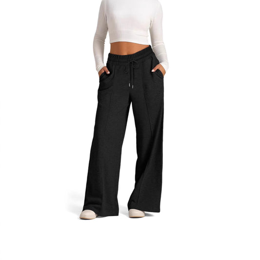 Damen Sweatpants mit weitem Schnitt und praktischen Taschen Stalluxe