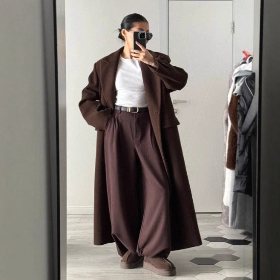 Damen weit geschnittene Hose Stalluxe