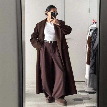 Damen weit geschnittene Hose Stalluxe