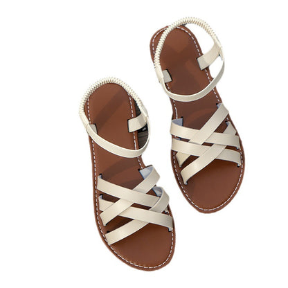 Damen Riemchensandalen mit komfortablem Fußbett und eleganten Details Stalluxe