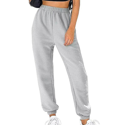 Damen Waffelstrick Jogginghose Stalluxe
