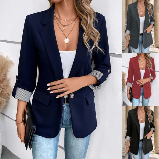 Damen Blazer mit Streifenmuster Stalluxe