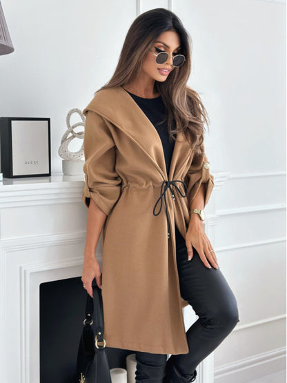 Damen modische Kapuzenjacke im Oversized-Stil Stalluxe