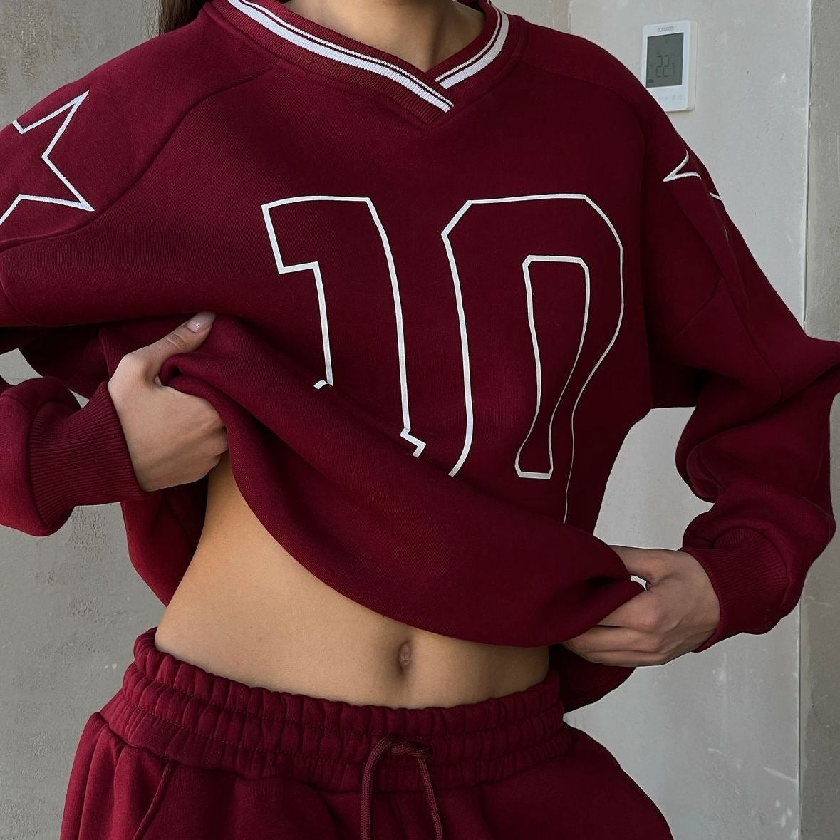 Damen Sportliches Freizeitanzug mit weitem Schnitt und lässigem Design Stalluxe