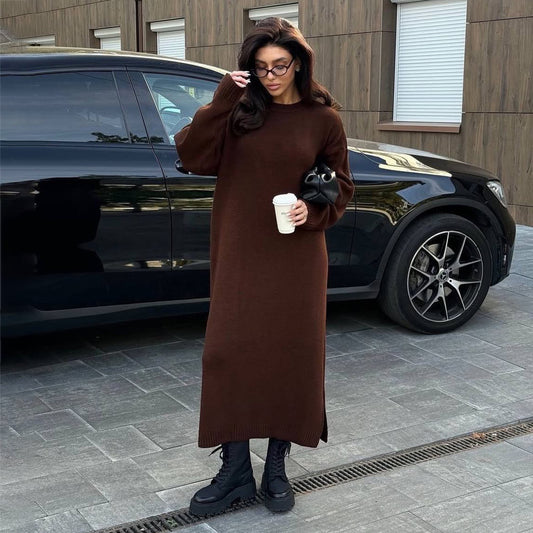 Damen Strickkleid mit eleganter Taillierung Stalluxe