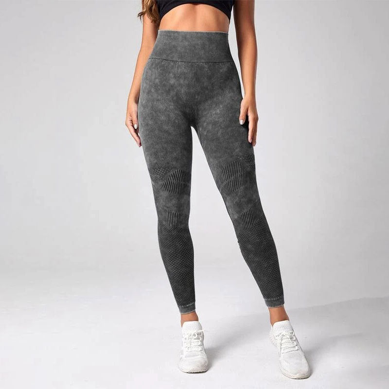 Damen Sculpting Leggings mit hohem Bund und innovativer Textur Stalluxe