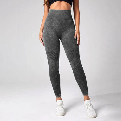 Damen Sculpting Leggings mit hohem Bund und innovativer Textur Stalluxe