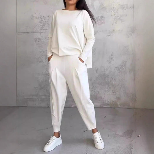 Damen Stilvolles und bequemes Lounge-Set mit weitem Schnitt Stalluxe