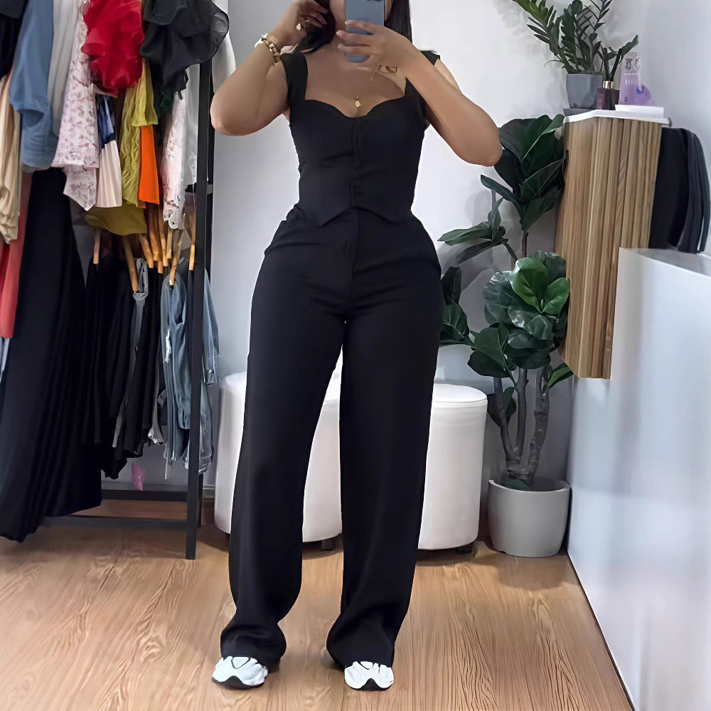 Damen Jumpsuit mit tailliertem Schnitt Stalluxe
