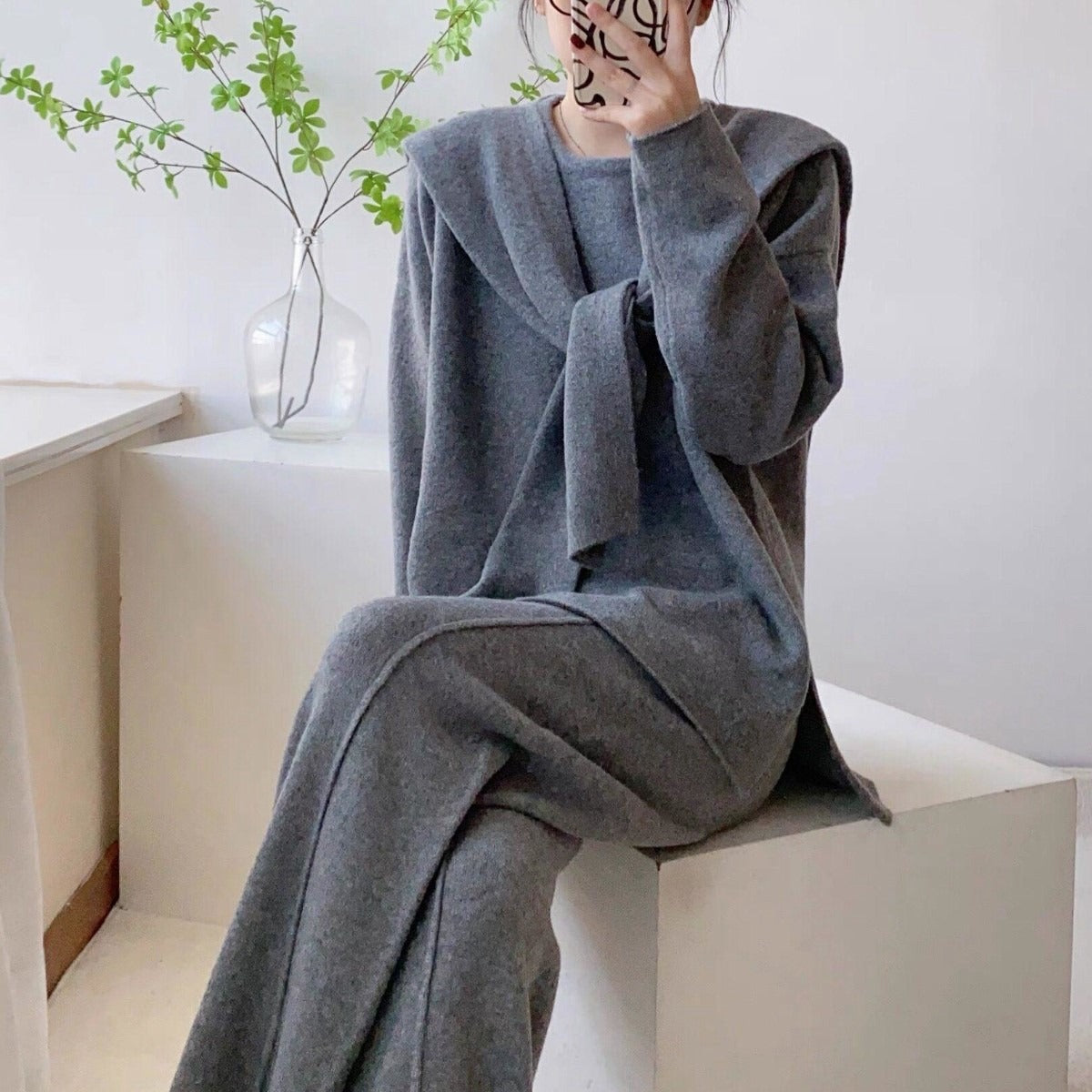 Damen lässiges Lounge-Set Stalluxe