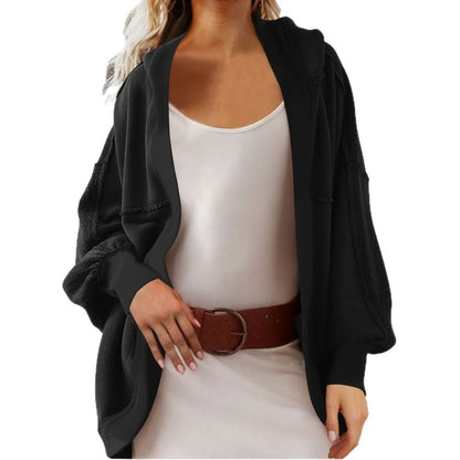 Damen Oversized Strickjacke mit luftigen Ärmeln und Taschen Stalluxe