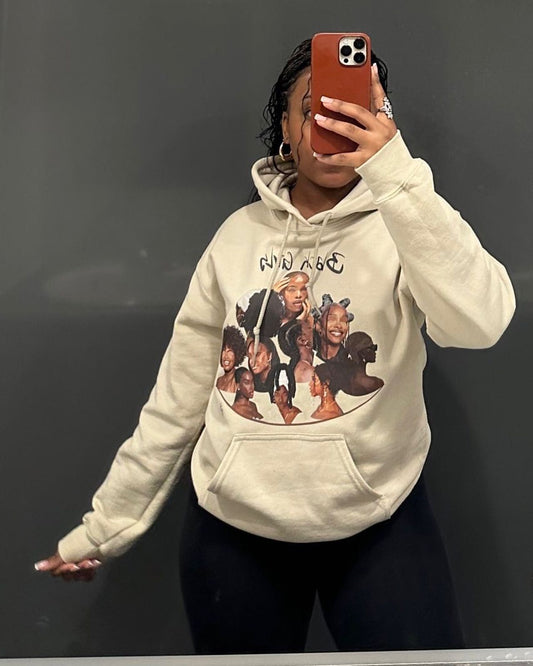 Damen Kapuzenpullover mit einzigartigem Grafikdesign Stalluxe