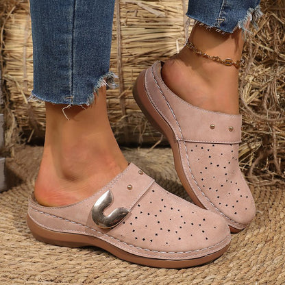 Damen Komfortable Clogs mit eleganter Verzierungen Stalluxe
