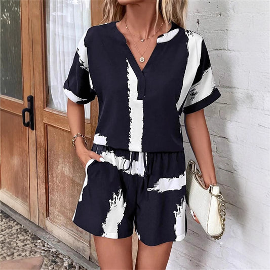 Damen Freizeit Kurzarm Overall Set Stalluxe