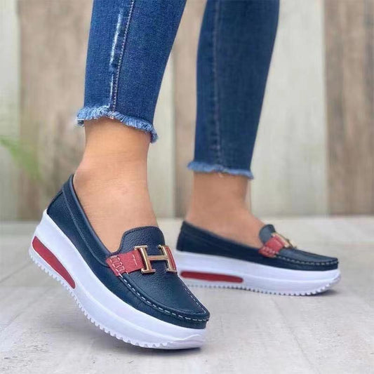 Damen Komfortable Slip-On Sneakers Stalluxe