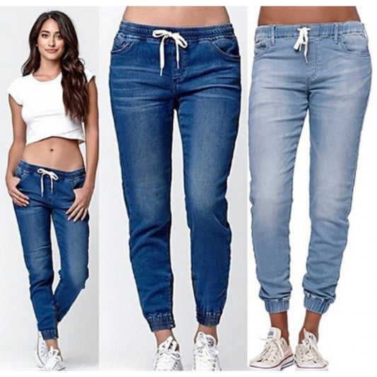 Damen Joggingjeans mit elastischem Bund und praktischen Taschen Stalluxe