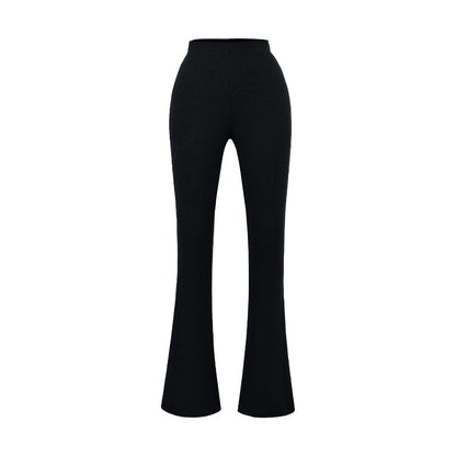 Damen Elegante Flared-Hose aus hochwertigem, elastischem Stretchmaterial mit hohem Bund Stalluxe