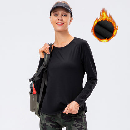 Damen Funktions-T-Shirt mit langem Arm für Sport und Freizeit Stalluxe