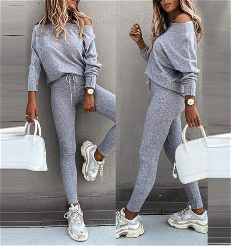 Damen Casual Strickanzug Stalluxe