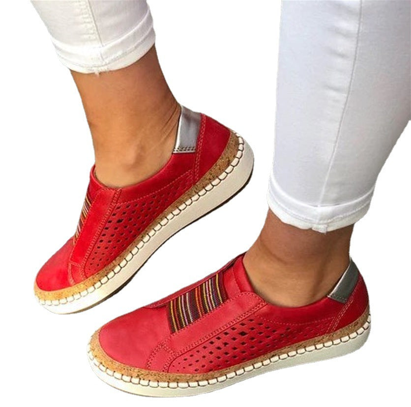 Damen Bequeme Slipper mit atmungsaktiver Obermaterialien Stalluxe