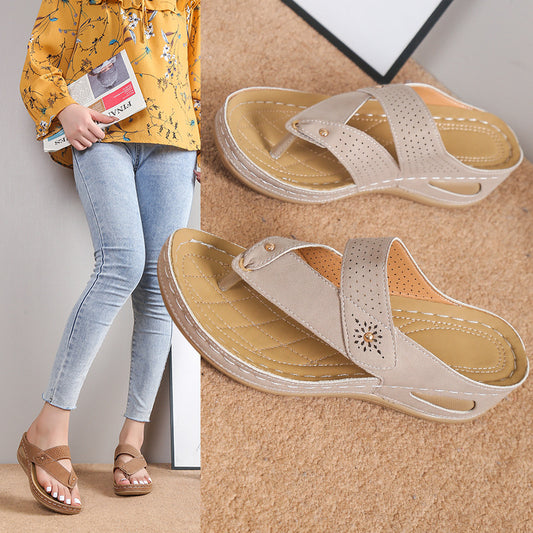 Damen Komfortable Riemchen-Sandalen mit atmungsaktiven Obermaterial Stalluxe