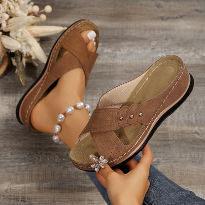 Damen Komfortable Riemensandalen mit atmungsaktiven Einsätzen und ergonomischer Sohle Stalluxe