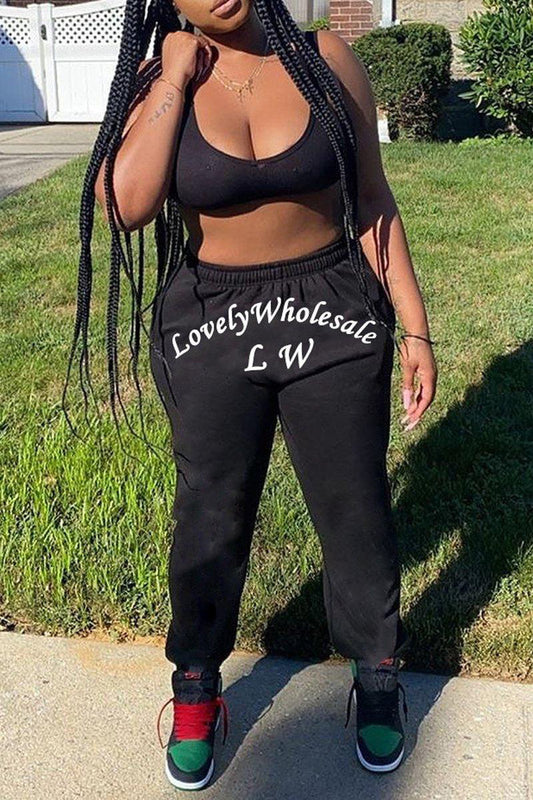 Damen High-Waist Jogginghose mit praktischen Seitentaschen Stalluxe