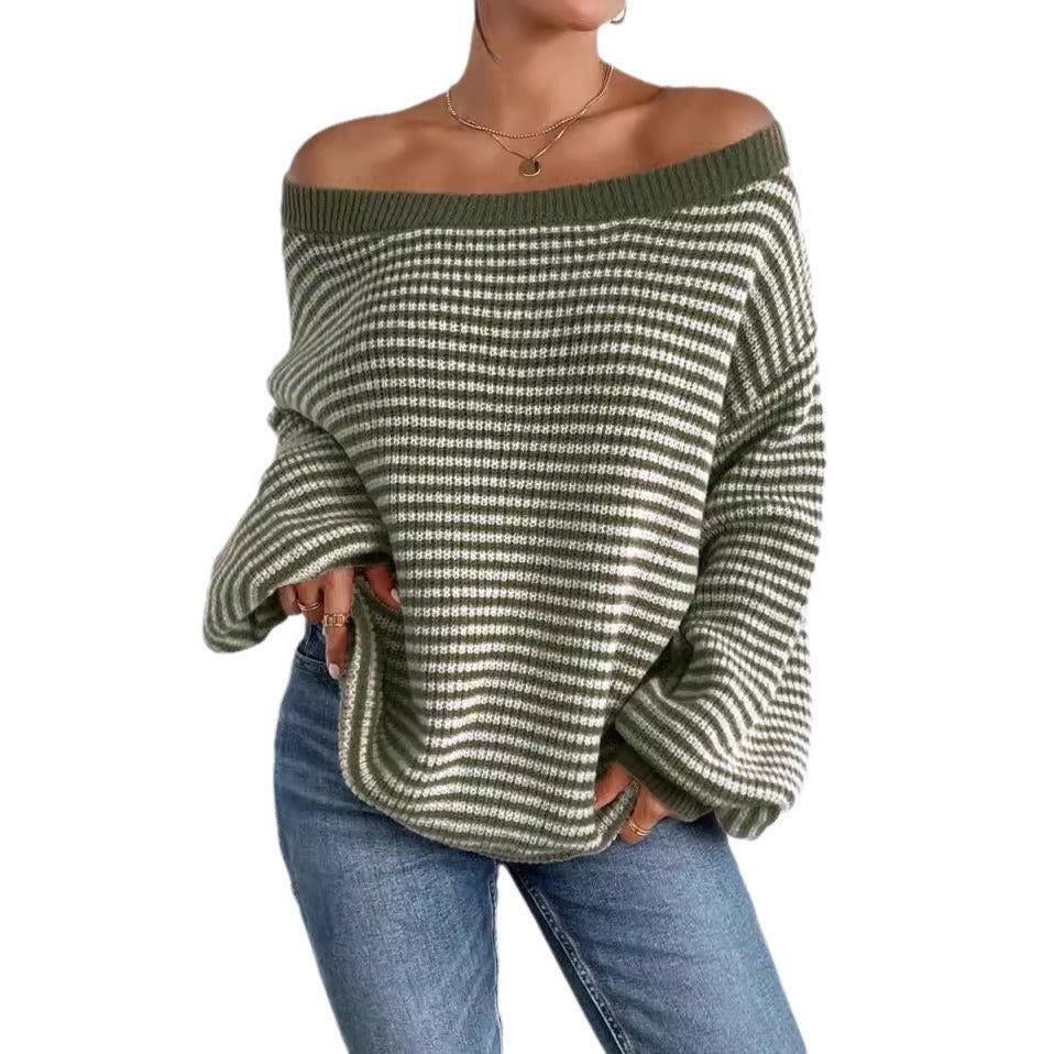Damen Oversized Strickpullover Stalluxe