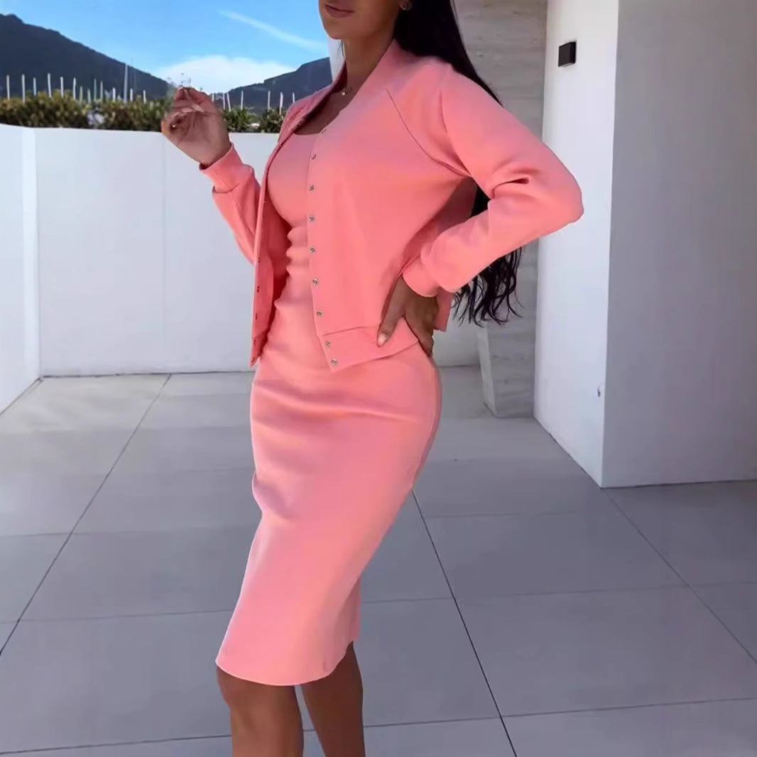 Women's Casual Layered Dress Set Stalluxe