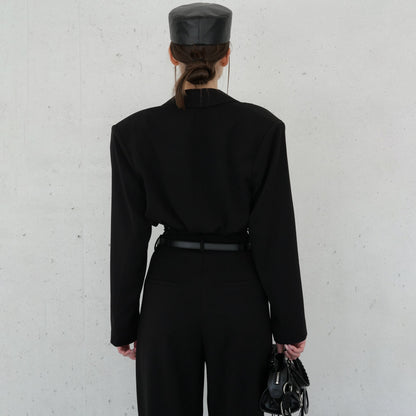 Damen Eleganter Jumpsuit mit figurbetontem Schnitt und modischen Details Stalluxe