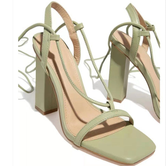 Damen Elegante High Heel Sandalen mit multifunktionalen Riemen Stalluxe