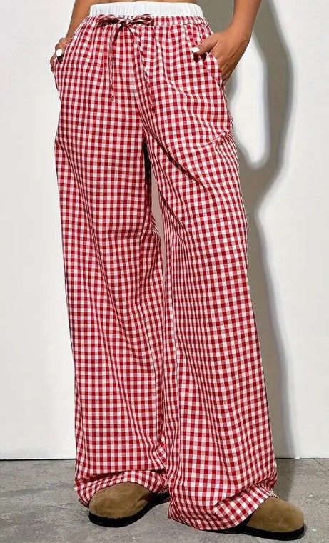 Damen weite Sommerhose mit elastischem Bund und Kordelzug Stalluxe