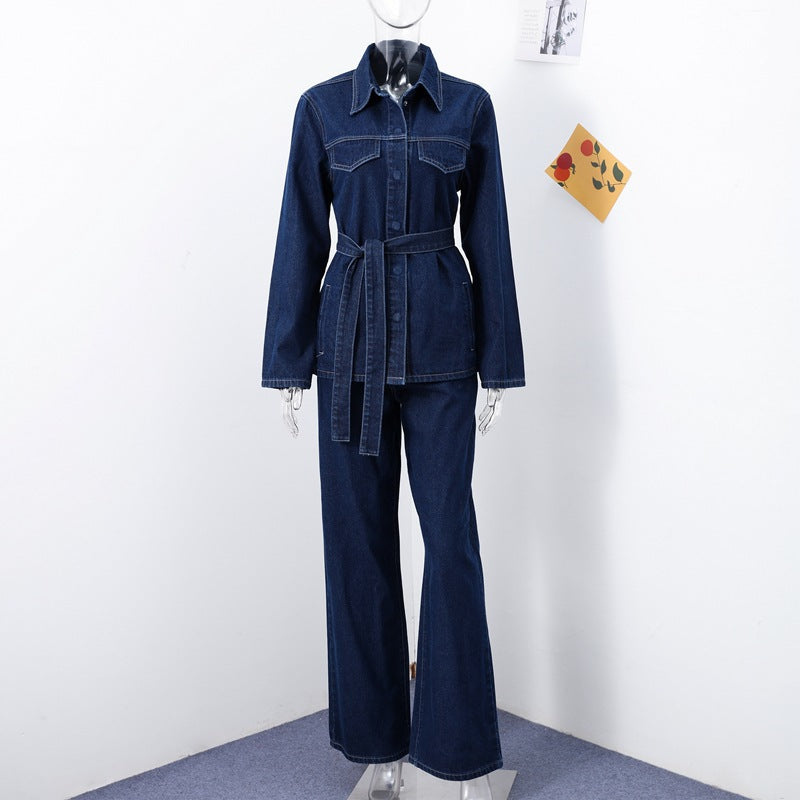 Damen Weite Jeans mit hohem Bund Stalluxe