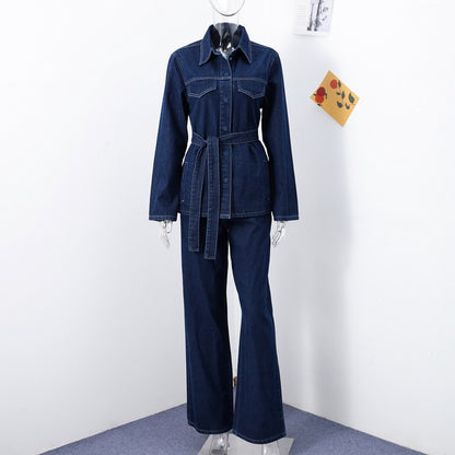 Damen Weite Jeans mit hohem Bund Stalluxe