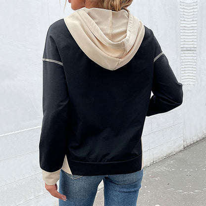 Damen lässiger Kapuzenpullover mit praktischem Kängurutaschen-Design Stalluxe