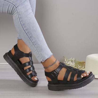 Damen Sportliche Slippers mit verstellbaren Riemen und rutschfester Sohle Stalluxe