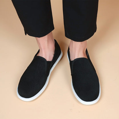 Damen Bequeme Slip-On Freizeitschuhe mit atmungsaktiven Einsätzen Stalluxe