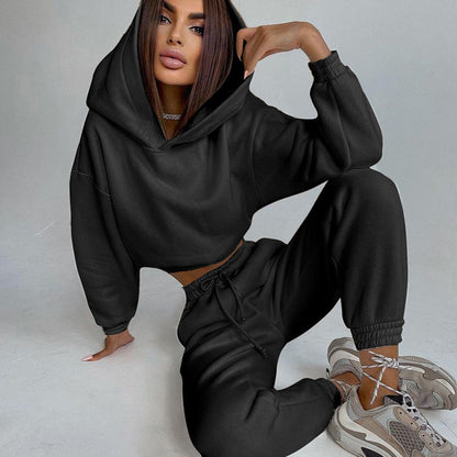 Damen lässiges Hoodie- und Jogginghose-Set mit stylischem Oversized-Schnitt Stalluxe