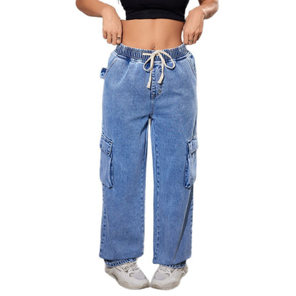 Damen Cargo-Hose mit lässigem Schnitt und praktischen Seitentaschen Stalluxe