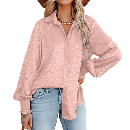 Damen Bluse mit lässigem Schnitt und voluminösen Ärmeln Stalluxe