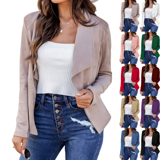 Damen elegante und lässige Blazerjacke Stalluxe