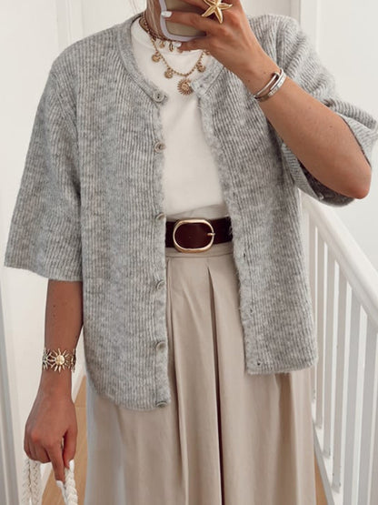 Damen leichter Strickcardigan Stalluxe